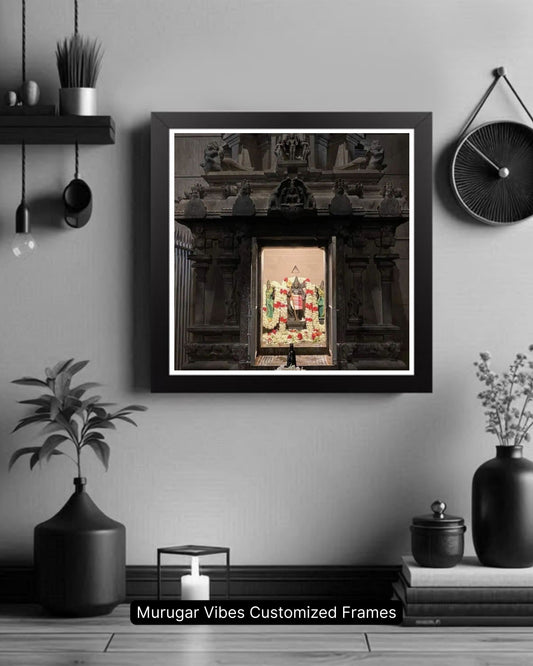 Murugar Vibes Customized Frame – Divine Temple Glow