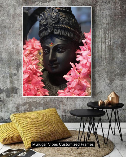 Murugar Vibes Customized Frame – Divine Grace in Bloom