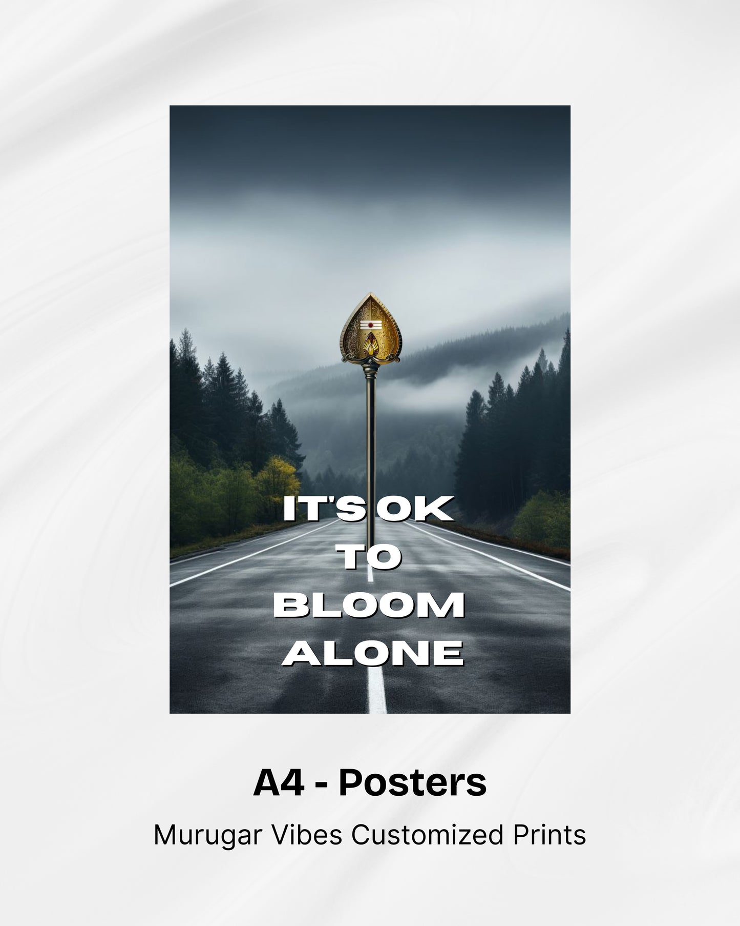 Murugar Vibes A4 Posters Combo – Set of 6 Divine Motivational Prints